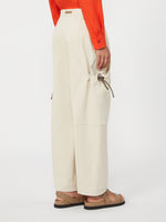 max mara stretch cotton cargo trousers for women