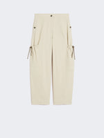 max mara stretch cotton cargo trousers for women