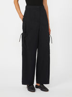 max mara stretch cotton cargo trousers for women