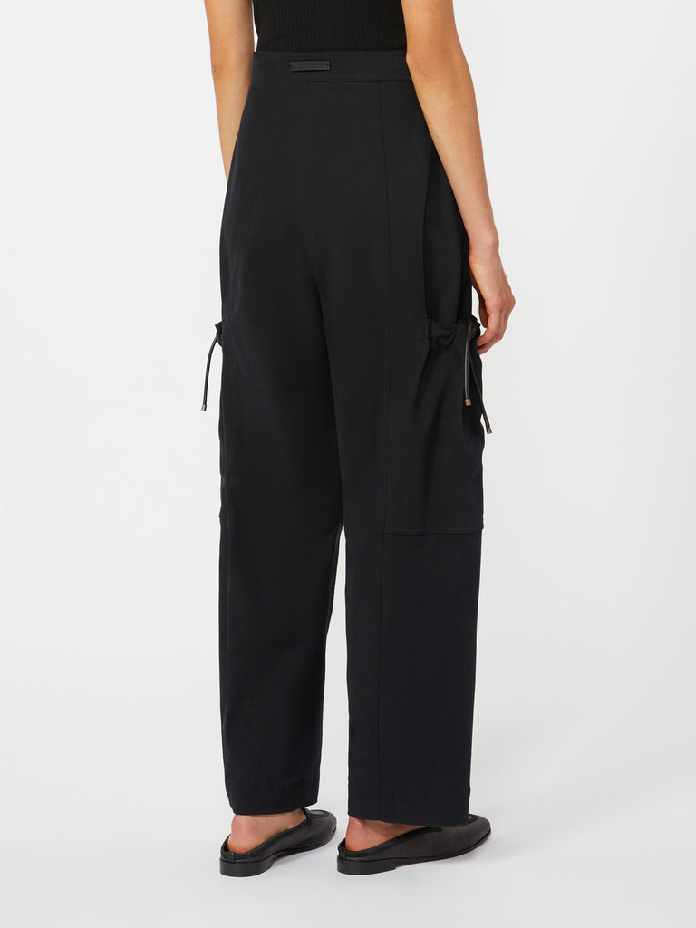 max mara stretch cotton cargo trousers