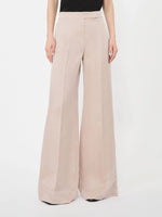 max mara long silk trousers for women