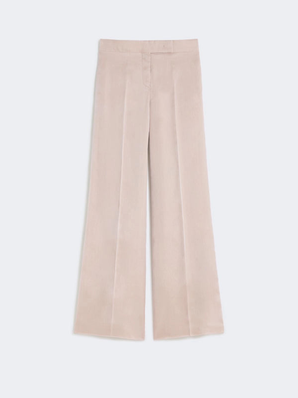 max mara long silk trousers for women