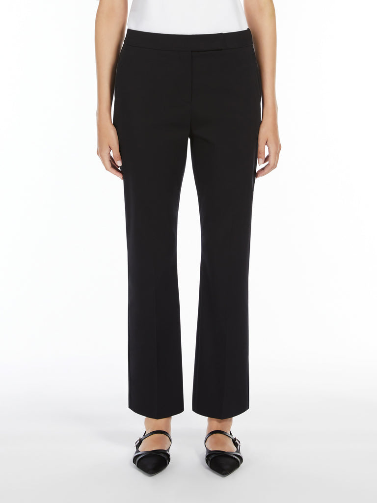 max mara cotton satin trousers