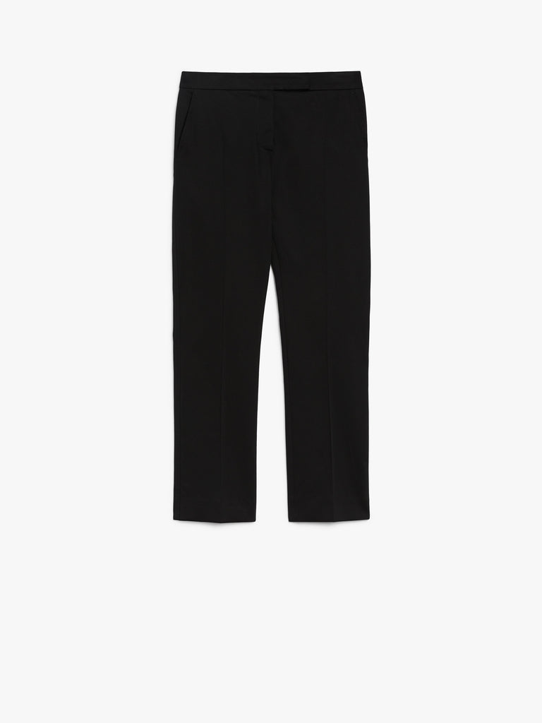 max mara cotton satin trousers