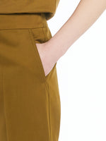 Cotton satin trousers