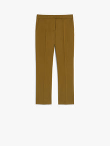Cotton satin trousers