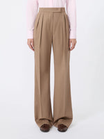 max mara wool twill trousers for women