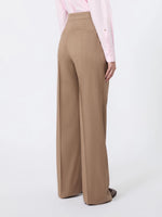 max mara wool twill trousers for women