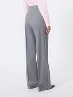 max mara wool twill trousers for women