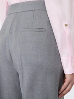 max mara wool twill trousers for women