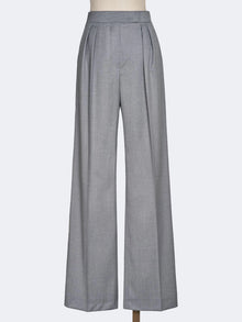 max mara wool twill trousers for women