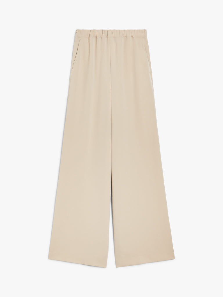 max mara wide-leg cady trousers