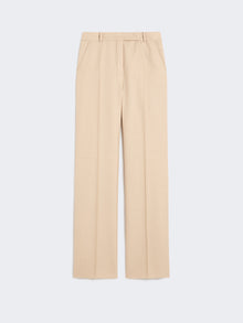 Camel Trousers for Women - Albino - Max Mara UAE