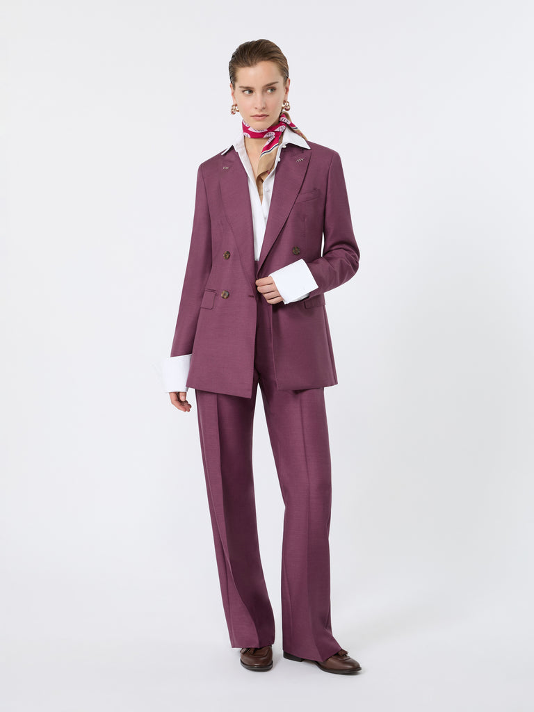 max mara wool, silk and mohair trousers
