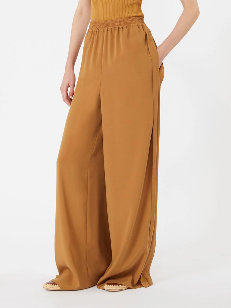 max mara envers satin wide trousers for women