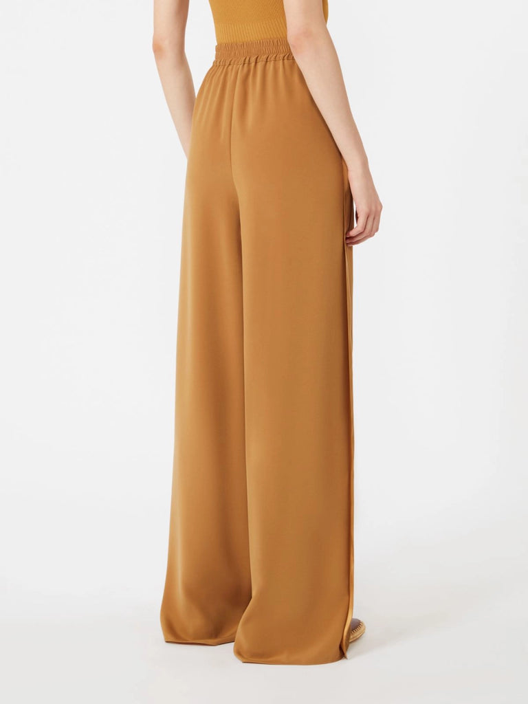 max mara envers satin wide trousers for women