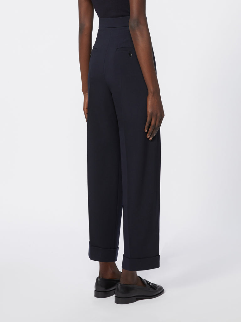max mara high-waisted wool trousers