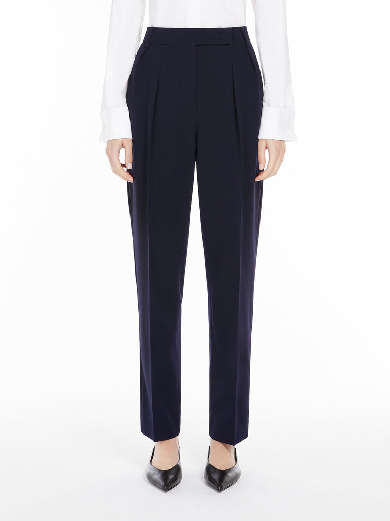 max mara wool cady carrot trousers