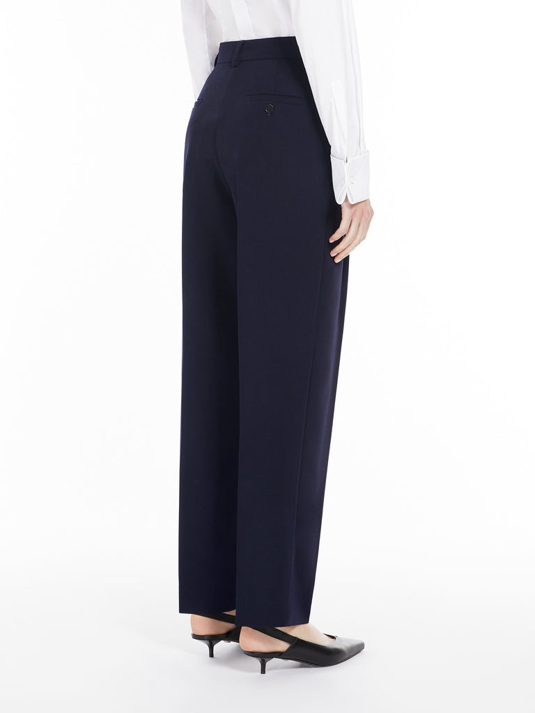 max mara wool cady carrot trousers