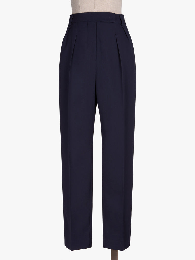 max mara wool cady carrot trousers
