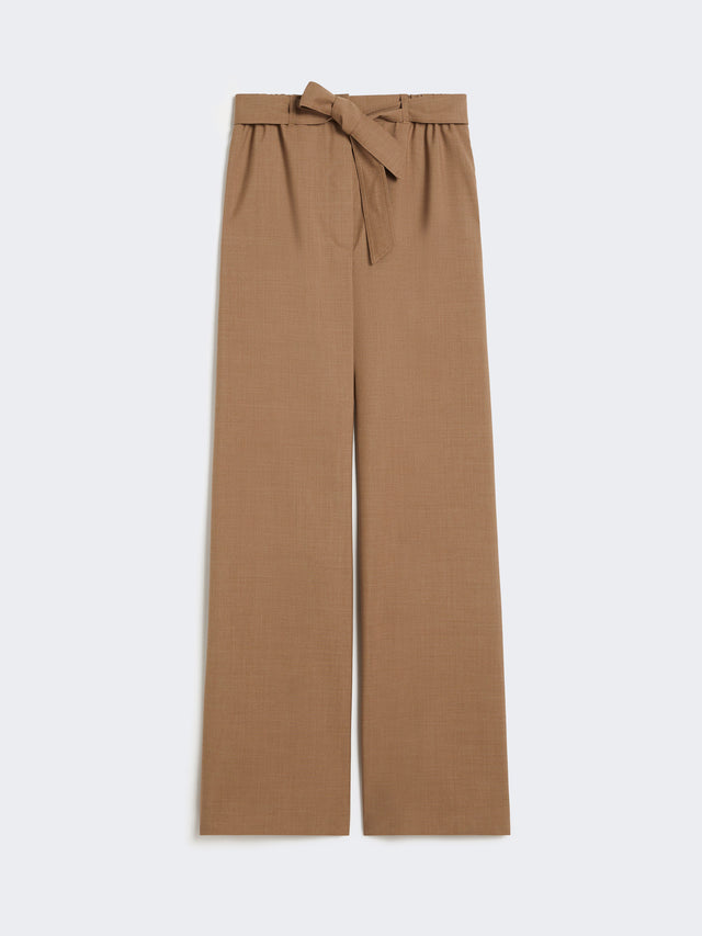 max mara stretch wool cloth trousers for women