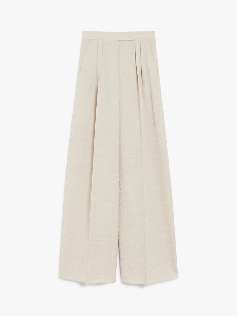 max mara wool wide-leg trousers