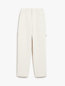 Wide denim trousers