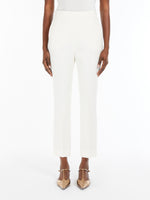Wool crêpe trousers