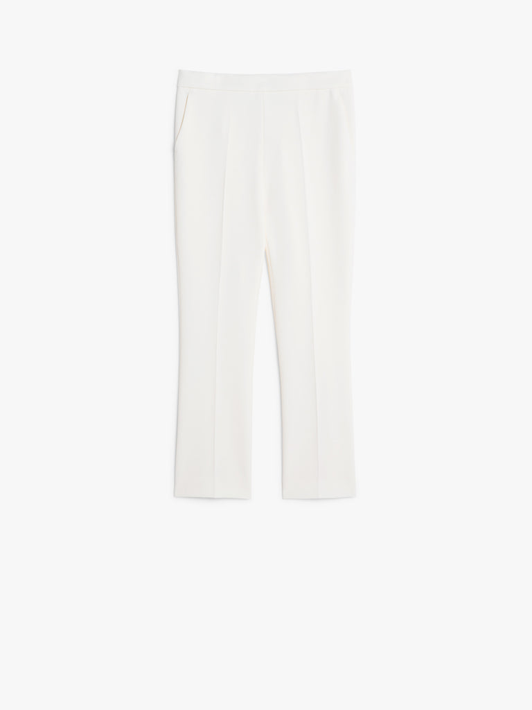 Wool crêpe trousers