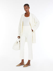 Wool crêpe trousers