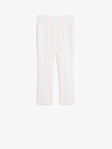 Wool crêpe trousers