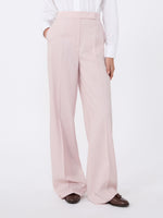 Wool, Mohair And Silk Trousers for Women - Beige Pink - Max Mara UAE