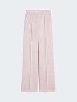 Wool, Mohair And Silk Trousers for Women - Beige Pink - Max Mara UAE