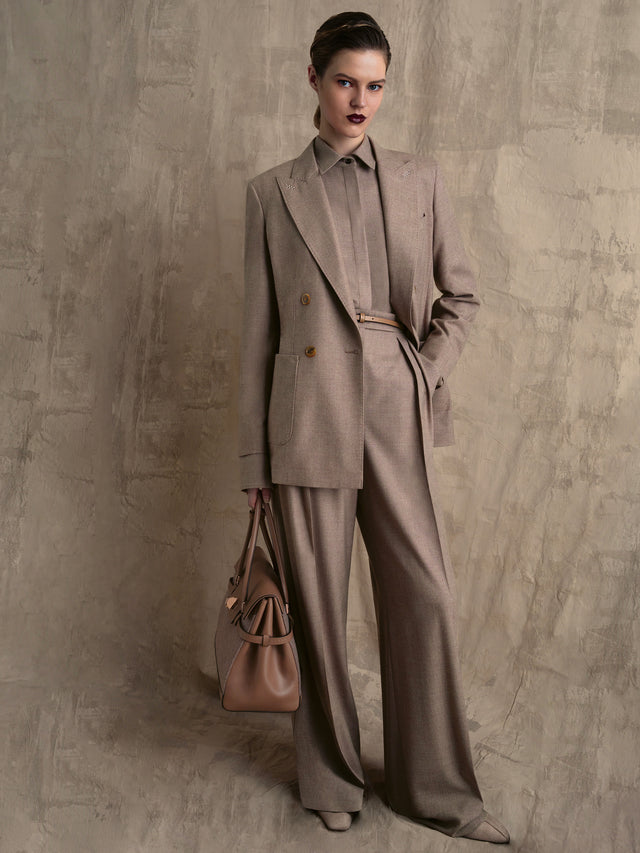 max mara cashmere foulÃ© trousers for women