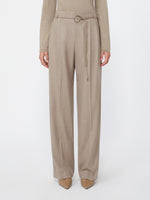 max mara slim cashmere foule trousers for women