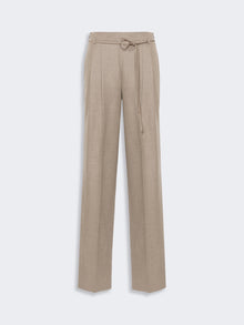 max mara slim cashmere foule trousers for women