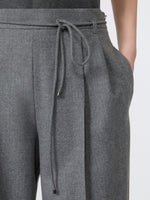 max mara slim cashmere foule trousers for women