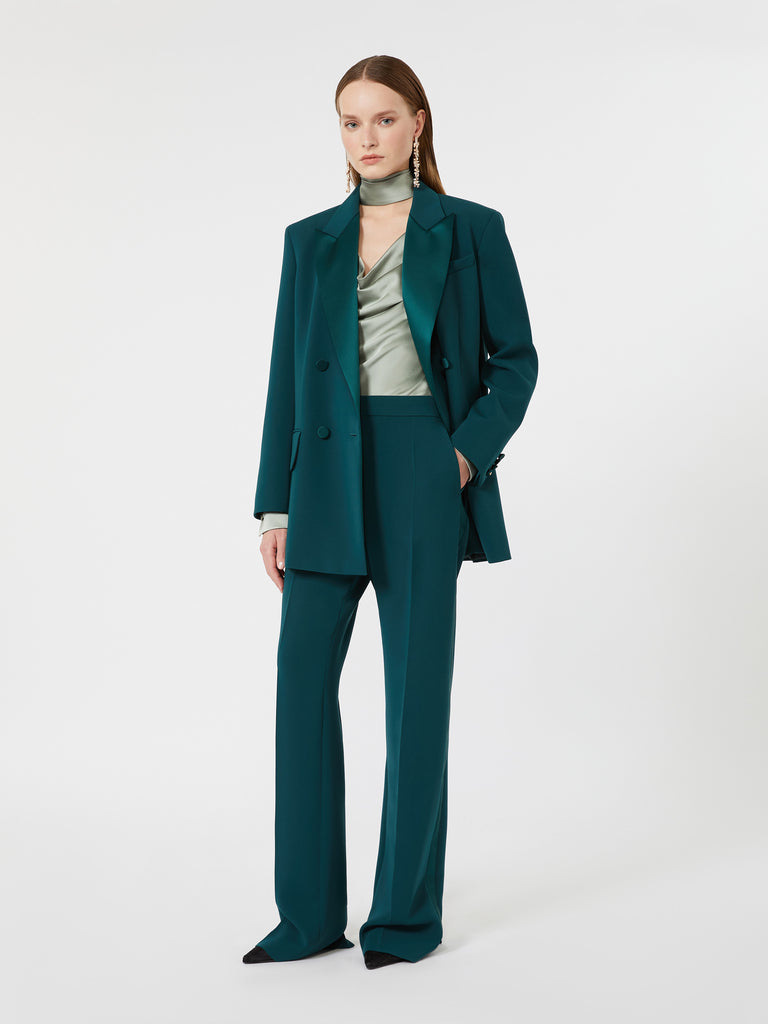 max mara tuxedo-style cady trousers