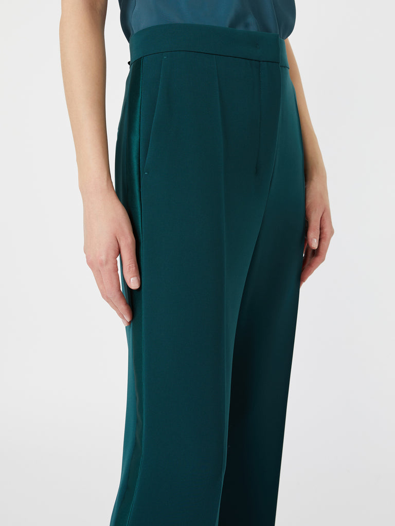 max mara tuxedo-style cady trousers