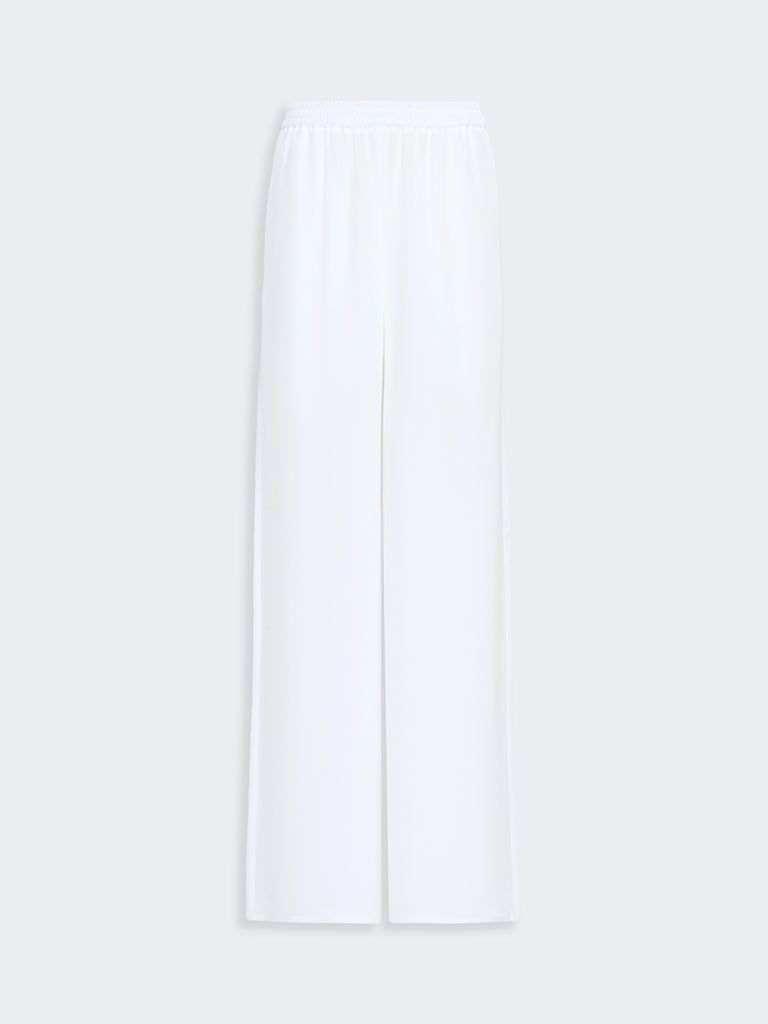 max mara relaxed-fit heavy silk trousers