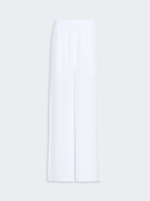 max mara relaxed-fit heavy silk trousers for women