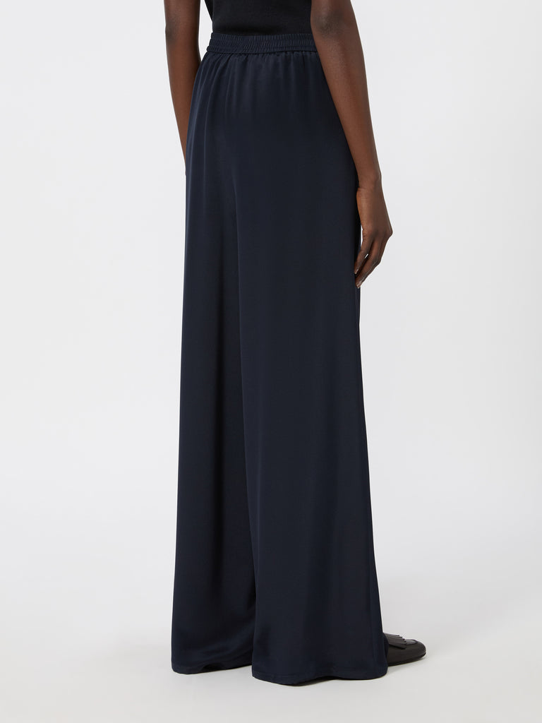 max mara relaxed-fit heavy silk trousers