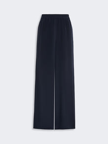 max mara relaxed-fit heavy silk trousers for women