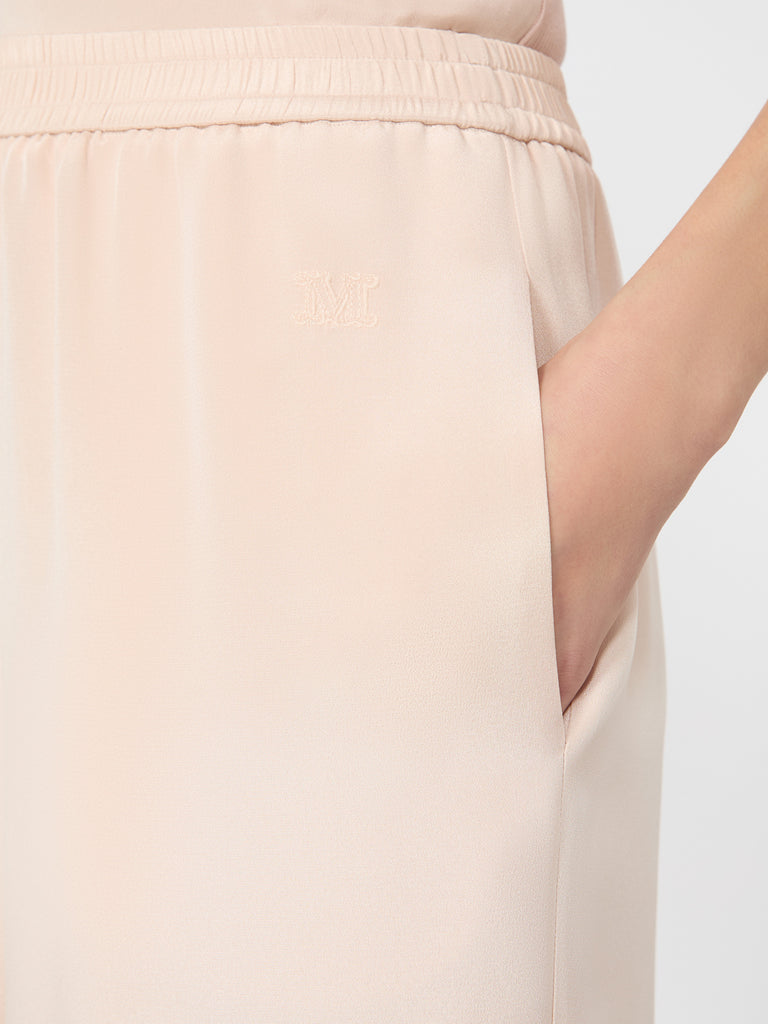 max mara relaxed-fit heavy silk trousers