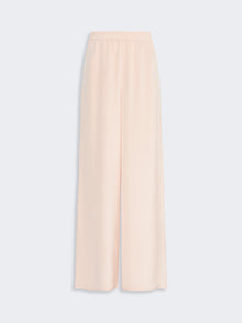Relaxed-Fit Heavy Silk Trousers for Women - Pink - Max Mara UAE