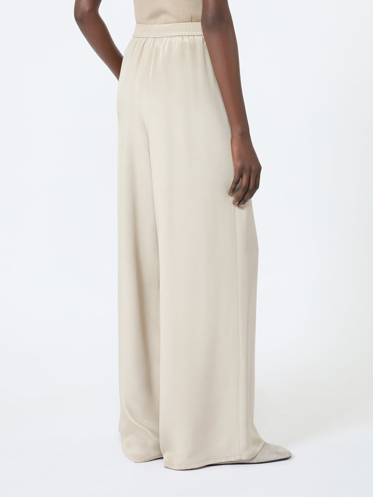 max mara relaxed-fit heavy silk trousers