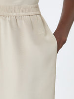 max mara relaxed-fit heavy silk trousers for women