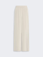 max mara relaxed-fit heavy silk trousers for women
