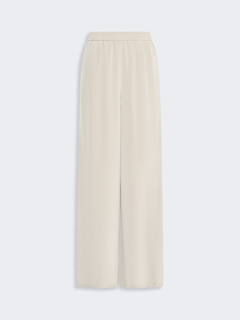 max mara relaxed-fit heavy silk trousers