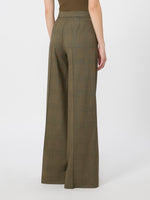 max mara glen plaid wool trousers for women